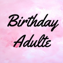 Elegant Minimalist Adult Birthday