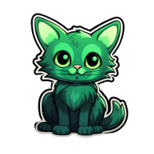  Stickers & Autocollants Chats