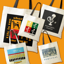 Portuguese Culture Shopping and beach Totes 