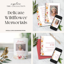 Delicate Wildflowers Memorials and Funerals