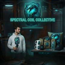 Spectral Coil Cyberpunk Serpent Dark Art