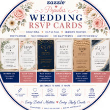 Popular Wedding RSVP Cards