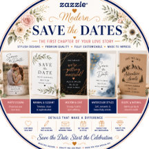 Modern ﻿Save the Dates