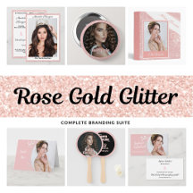 Rose Gold Glitter Pageant Collection