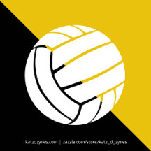 black and gold volleyball team colors