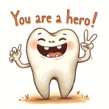 Stickers for little dentist patients