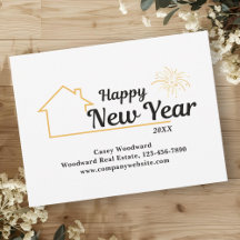 Happy New Year Minimalist   Real Estate to Clients
