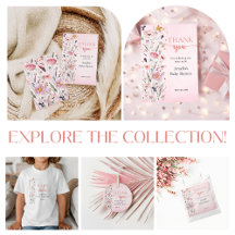 Blooming Wildflower Baby Shower Collection