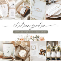 Vintage Garden Floral Wedding Collection