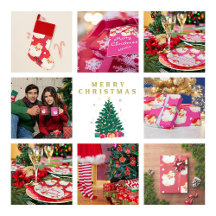 Jolly Old Fashion Santa Red Christmas