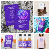 Retro Glitz and Glam Last Disco Bachelorette