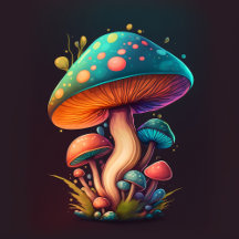 Trippy Blue Amanita Muscaria 