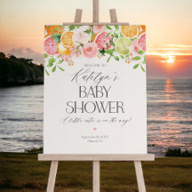 Pastel Citrus Floral Party Collection