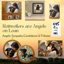 Rottweiler Personalized Sympathy Memorial Tributes