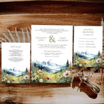  Wildflower Mountain Meadow Wedding Suite