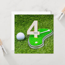 Golf 4th Birthday Collection