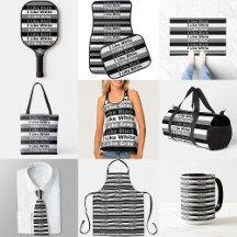 I Like Black White And Gray Color Striped Design