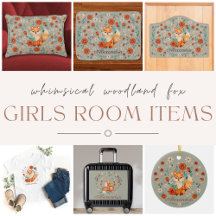 Whimsical Woodland Fox Girl's Room