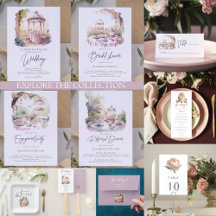 Dusty Pink Garden Wedding