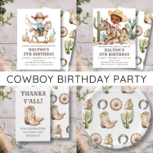 Cowboy Birthday Party