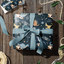 Cute Dinosaurs in Space Pattern