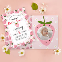 Strawberry Delight First Birthday Collection
