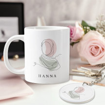 Elegant Minimalist Hijab Art & Floral Gifts