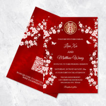 Dusty Pink Red Chinese Wedding