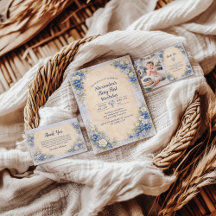 Blueberry Floral Storybook Berry 1st Birthday