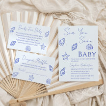 Coastal Sea You Soon Baby Shower 