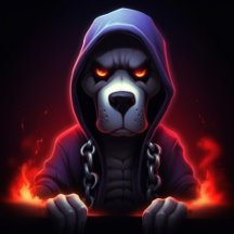 Carnet Chien Avec Chaine