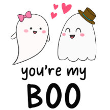 You're my Boo Kawaii Ghost Halloween