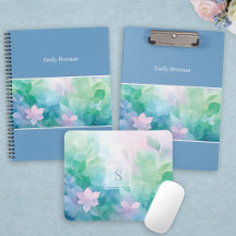 Soft Harmony Pastel Watercolor Floral Collection