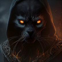 Cartes Postales Chat capuche