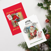 North Pole Vintage Santa Claus