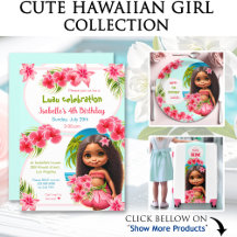 Cute Little Hawaiian Girl