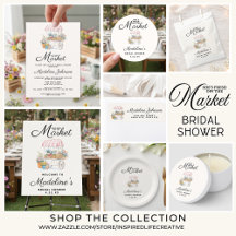Whimsical Fresh Off The Market Bridal Shower
