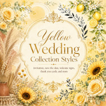 Yellow Wedding Collection Styles