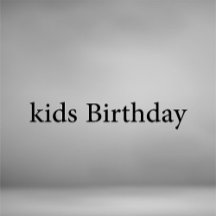 Elegant Minimalist kids Birthday Collection