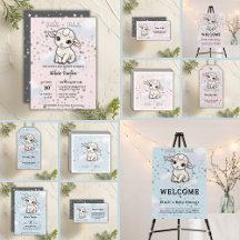 Baa-baa A Little Lamb Stars Baby Shower 