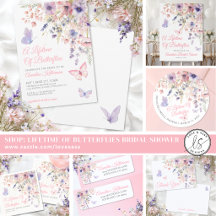 Lifetime Of Butterflies Wildflower Bridal Shower