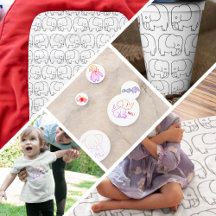 Baby Elephant Baby Shower/Birthday Party Supplies