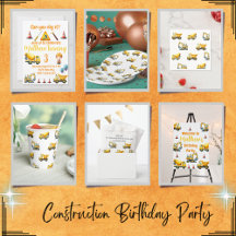 Construction themed Birthday Party