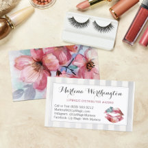 Watercolor Bloom Kiss Business Collection