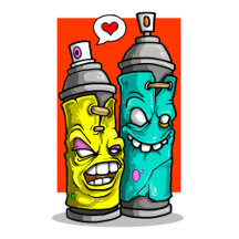 SPRAY PAINT CANS 2