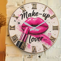 Luxury Fashion Lips Wall Clock Collection