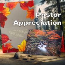 Pastor Appreciation Cards