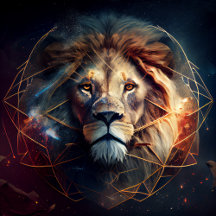 Cartes Postales Lion Zodiac