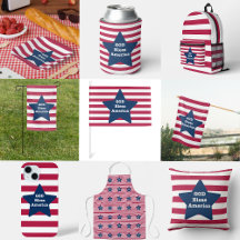 God Bless America Red White And Blue 