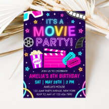 Movie Party Birthday